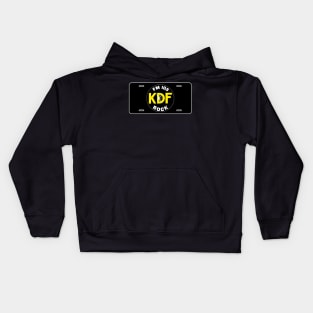 103.3 KDF Rock Nashville License Plate Kids Hoodie